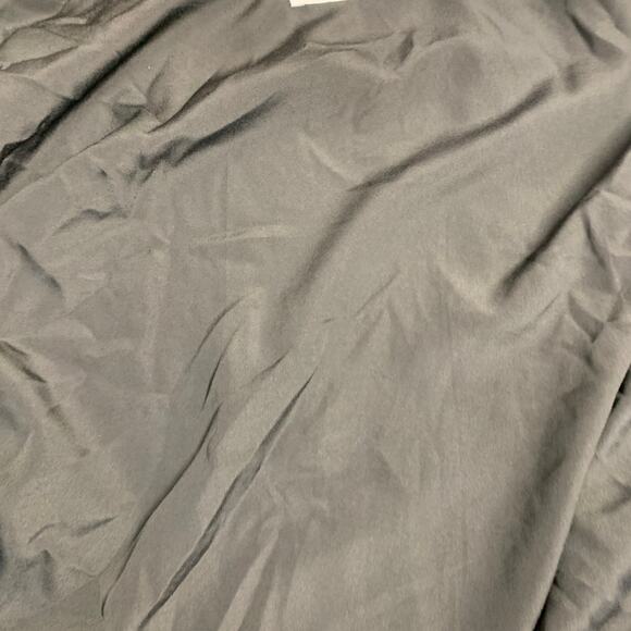 EQUIPMENT Size L Black White Silk Plaid Zip Up Bomber Jacket - Picture 6 of 8